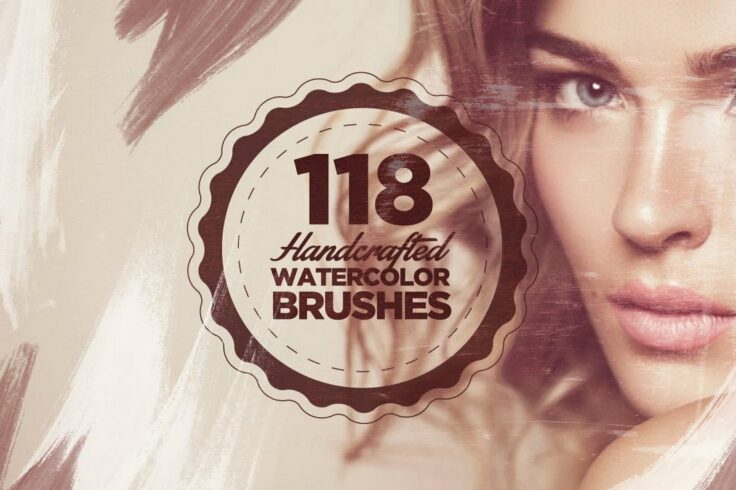 View Information about 118 Handcrafted Photoshop Watercolor Brushes
