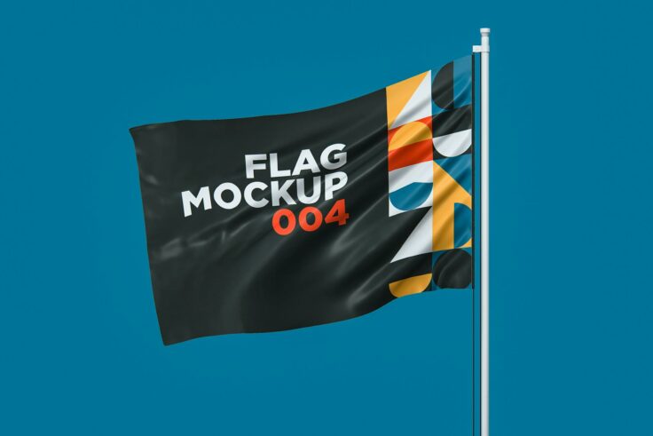 View Information about 3 Simple Flag Mockups