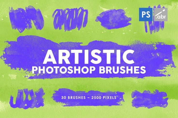 View Information about 30 Artistic Photoshop Stamp Brushes