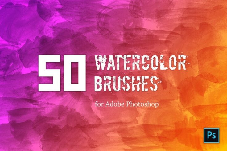 View Information about 50 Watercolor Brushes for Photoshop