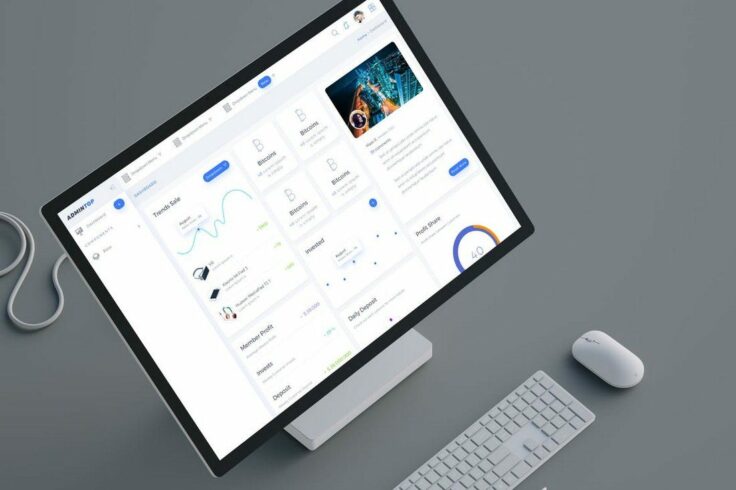 View Information about Admin Dashboard Page Sketch UI Kit