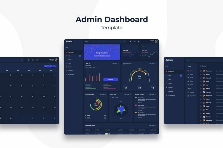 View Information about Admin Dashboard Sketch Templates Kit