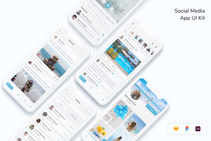 View Information about Social Network Media App UI Kit