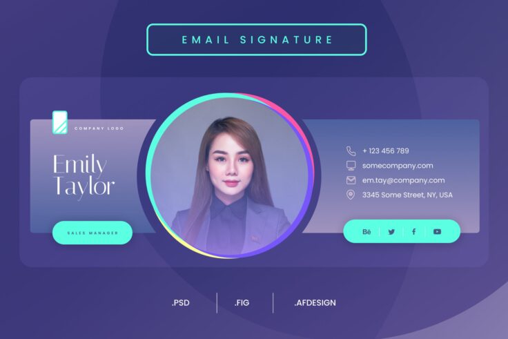 View Information about Affinity Designer Email Signature Template