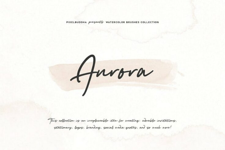 View Information about Aurora Photoshop Watercolor Brushes Collection