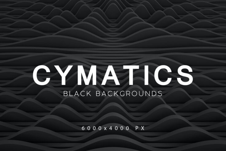 View Information about Cymatics Black Texture Background