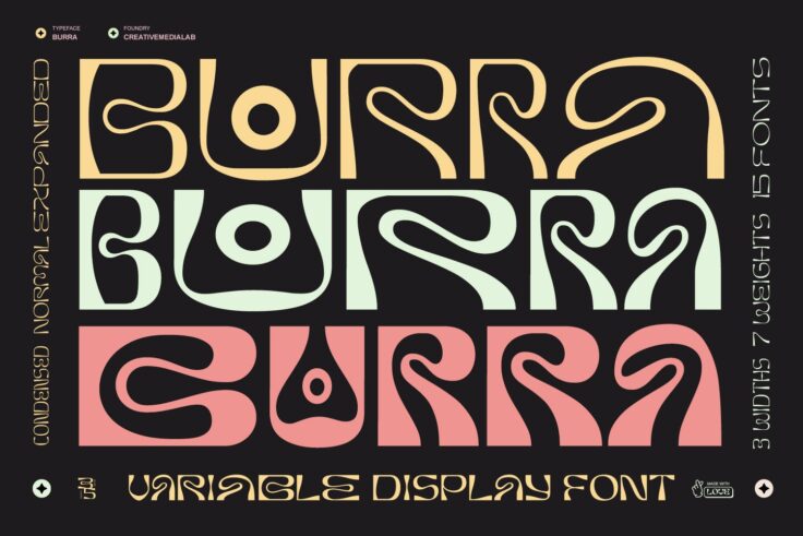 View Information about Burra Psychedelic Display Font