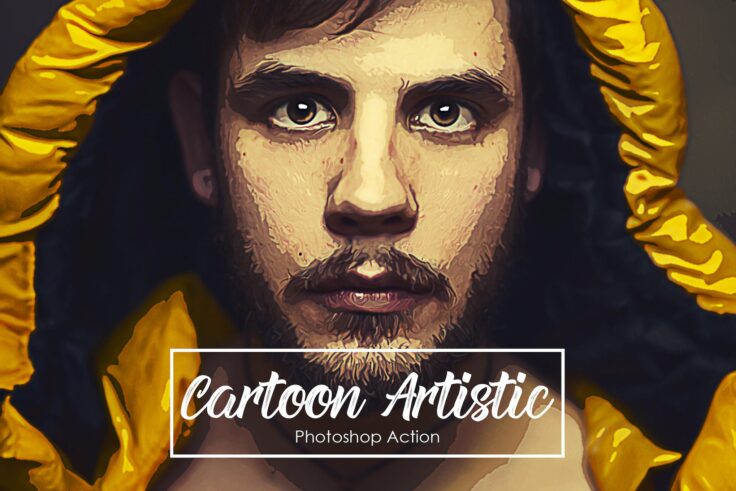 View Information about Cartoon Artistic Photoshop Action