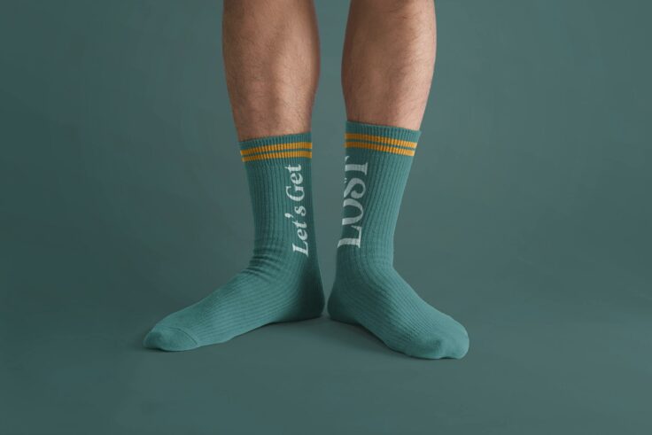 View Information about Casual Stretch Socks Mockup