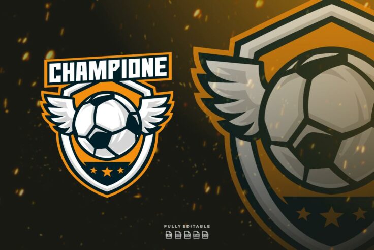 View Information about Champions Fantasy Football Logo Template