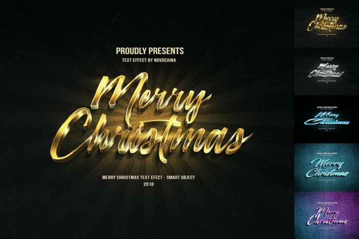 View Information about Christmas Photoshop Text Effects