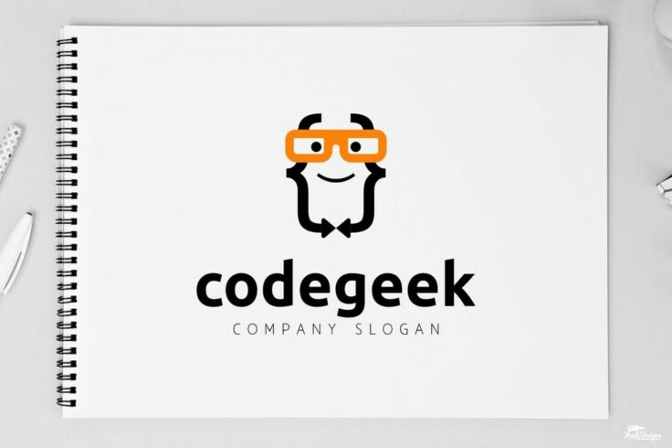 View Information about Code Geek Affinity Designer Logo Template