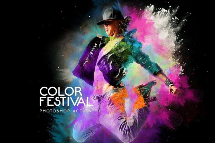 View Information about Color Festival Photoshop Action