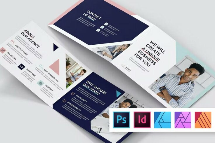 View Information about Creative Agency Brochure Affinity Designer Template