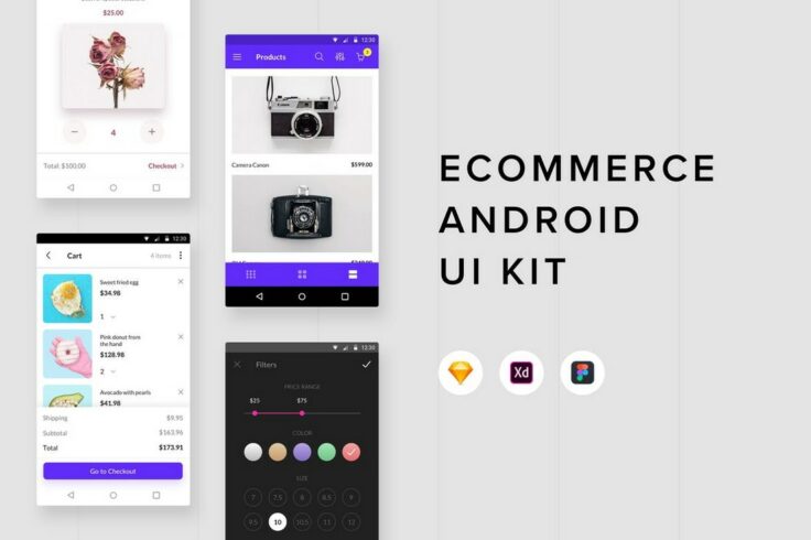 View Information about Ecommerce Android UI Kit for Figma