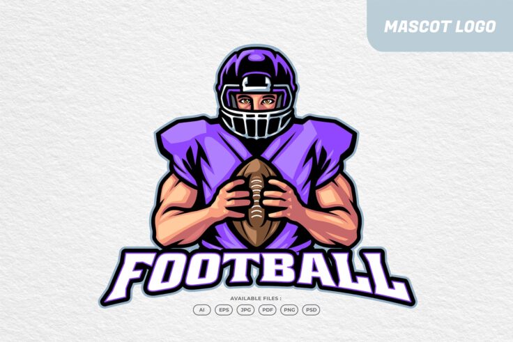View Information about Fantasy Football Mascot Logo Template
