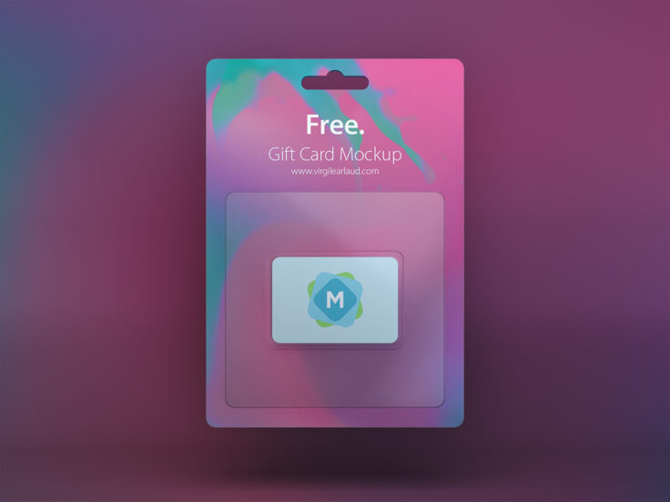 View Information about Gift Card Mockup PSD