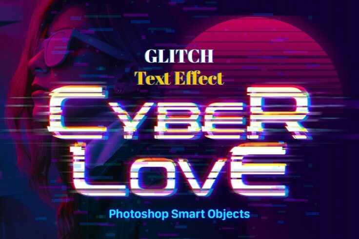 View Information about Glitch Photoshop Text Effect