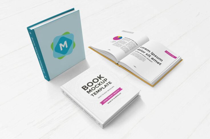 View Information about Hardcover Book Mockup Pack