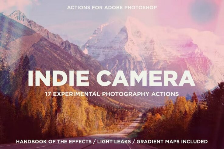 View Information about Indie Camera Photoshop Actions & Light Leaks