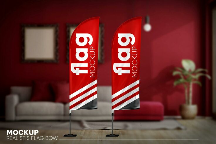 View Information about Indoor Flag Mockups