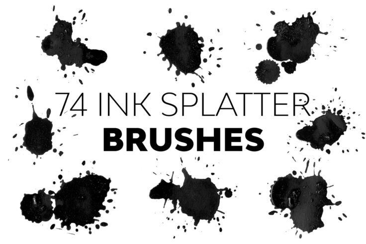 View Information about Ink Splatter Brushes for Photoshop