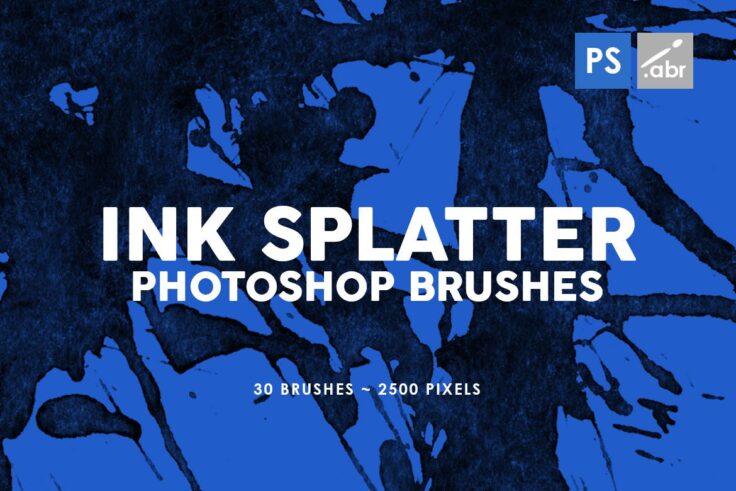View Information about Ink Splatter Photoshop Brushes