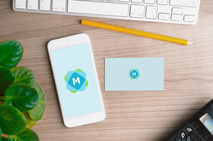 View Information about iPhone & Business Card Mockup