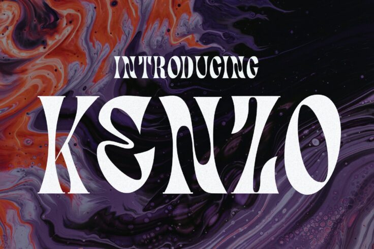 View Information about Kenzo Groovy Psychedelic Typeface