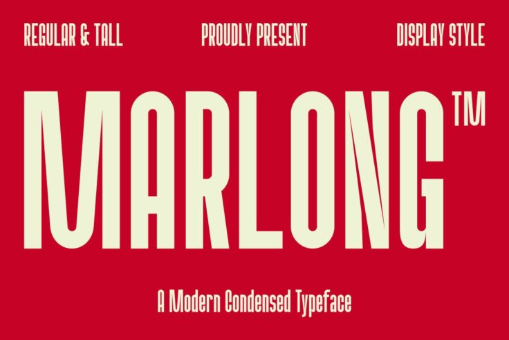 View Information about Marlong Modern Condensed Font