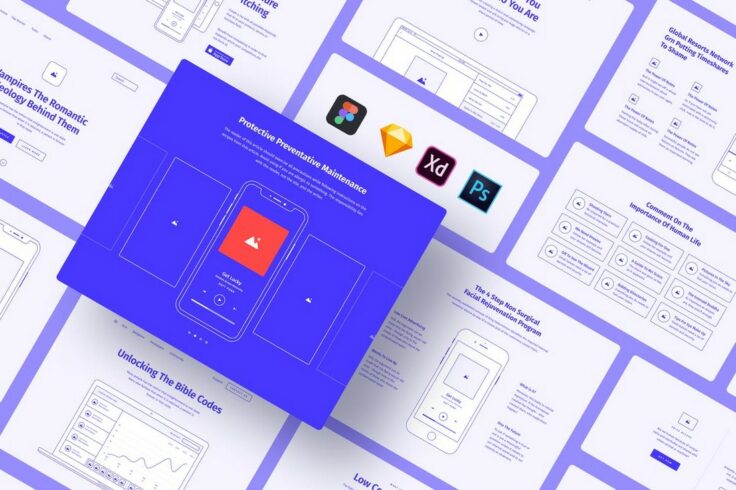 View Information about Method Wireframe Kit for Adobe XD