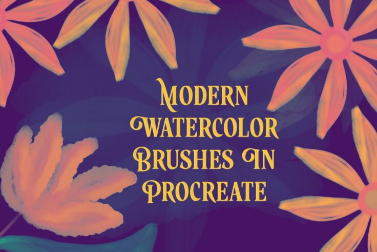 View Information about Modern Watercolor Procreate Brushes