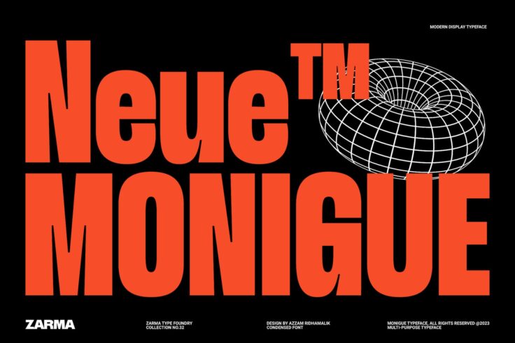 View Information about Monigue Condensed Sans Font
