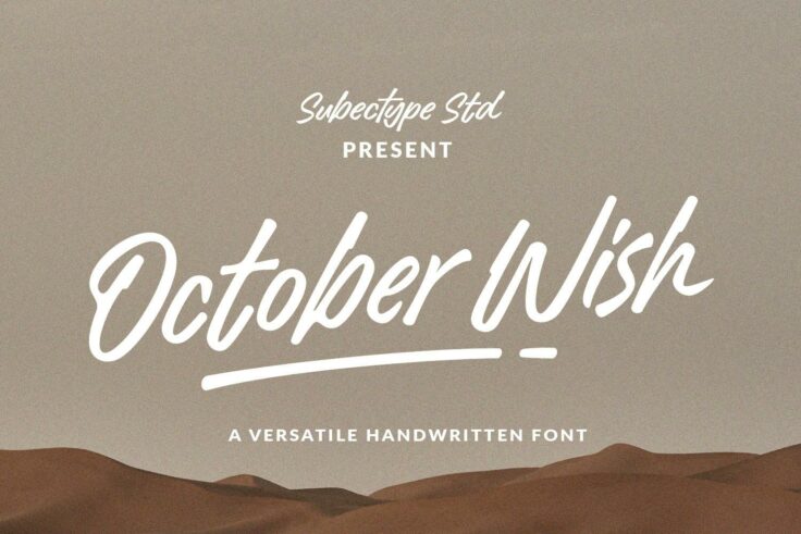 View Information about October Wish Marker Font
