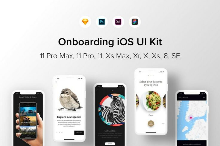 View Information about Onboarding iOS UI Kit for Figma