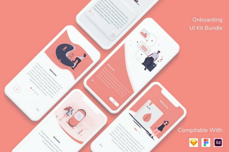 View Information about Onboarding Mobile App UI Kit Bundle