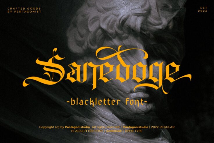 View Information about Sandoge Tattoo Font