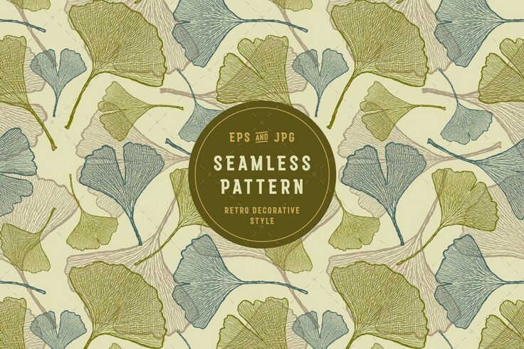 View Information about Seamless Ginkgo Pattern