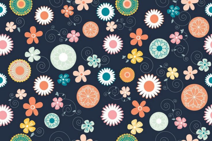 View Information about Simple Flower Pattern & Background