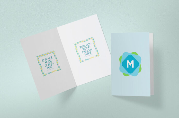 View Information about Simple Greeting Card Mockup