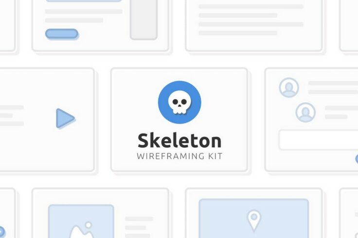 View Information about Skeleton Wireframing Kit Sketch & PSD Templates
