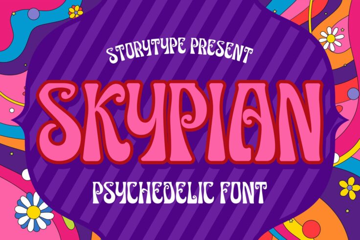 View Information about Skypian Psychedelic Font