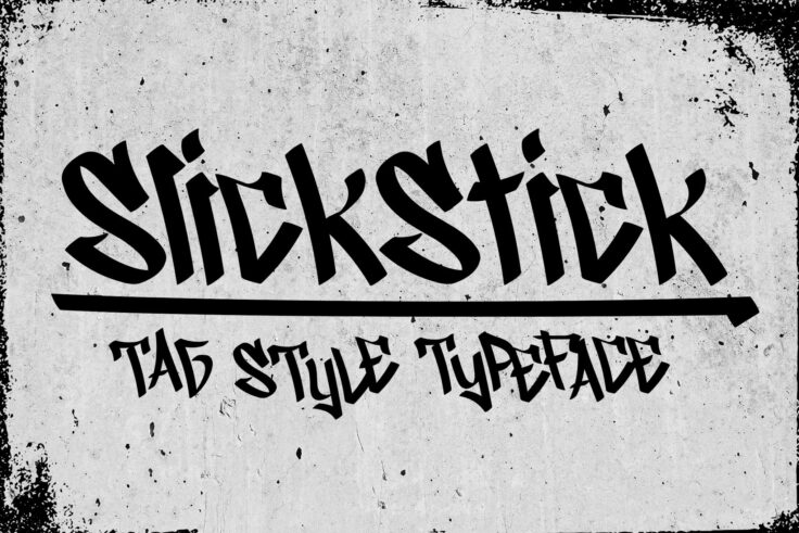 View Information about SlickStick Graffiti Style Marker Font