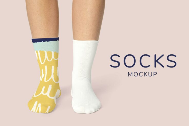 View Information about Socks Mockup Template