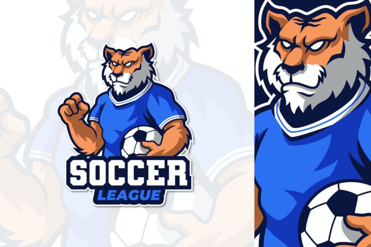 View Information about Tiger Fantasy Football Mascot Logo