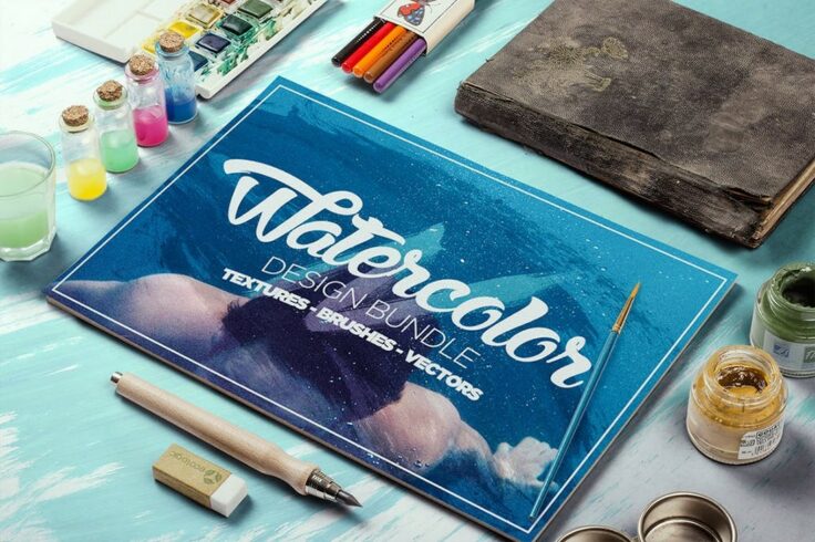 View Information about Watercolor Design Bundle Brushes & Textures