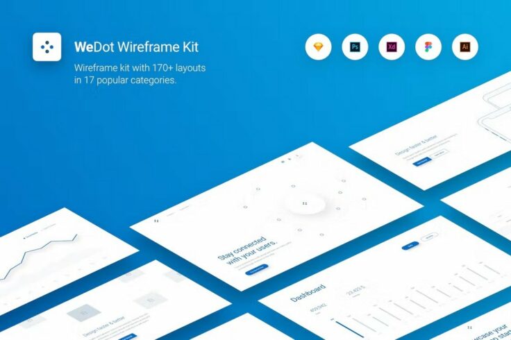 View Information about WeDot Wireframe UI Kit for Figma