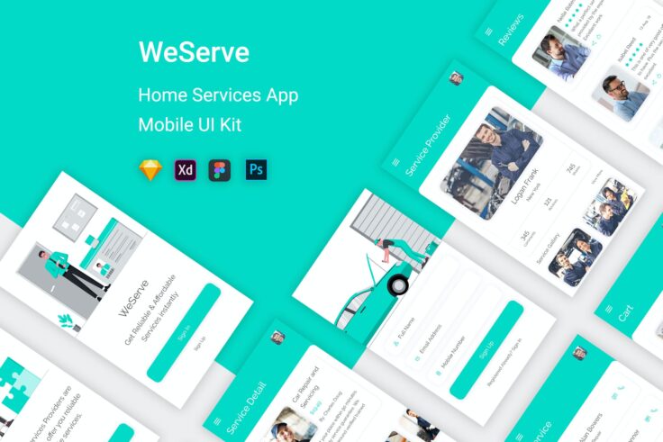 View Information about WeServe Home Services UI Kit