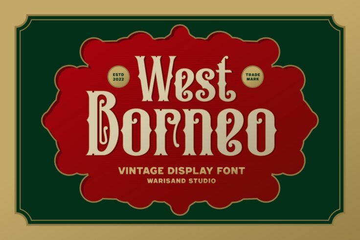 View Information about West Borneo Vintage Tattoo Font