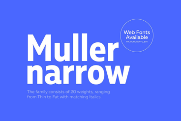 105+ Best Condensed & Narrow Fonts